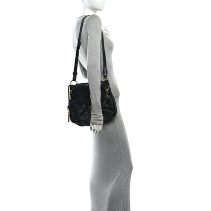 Chloe Grained Lambskin Calfskin Small Lexa Shoulder Bag Black 2 of 10