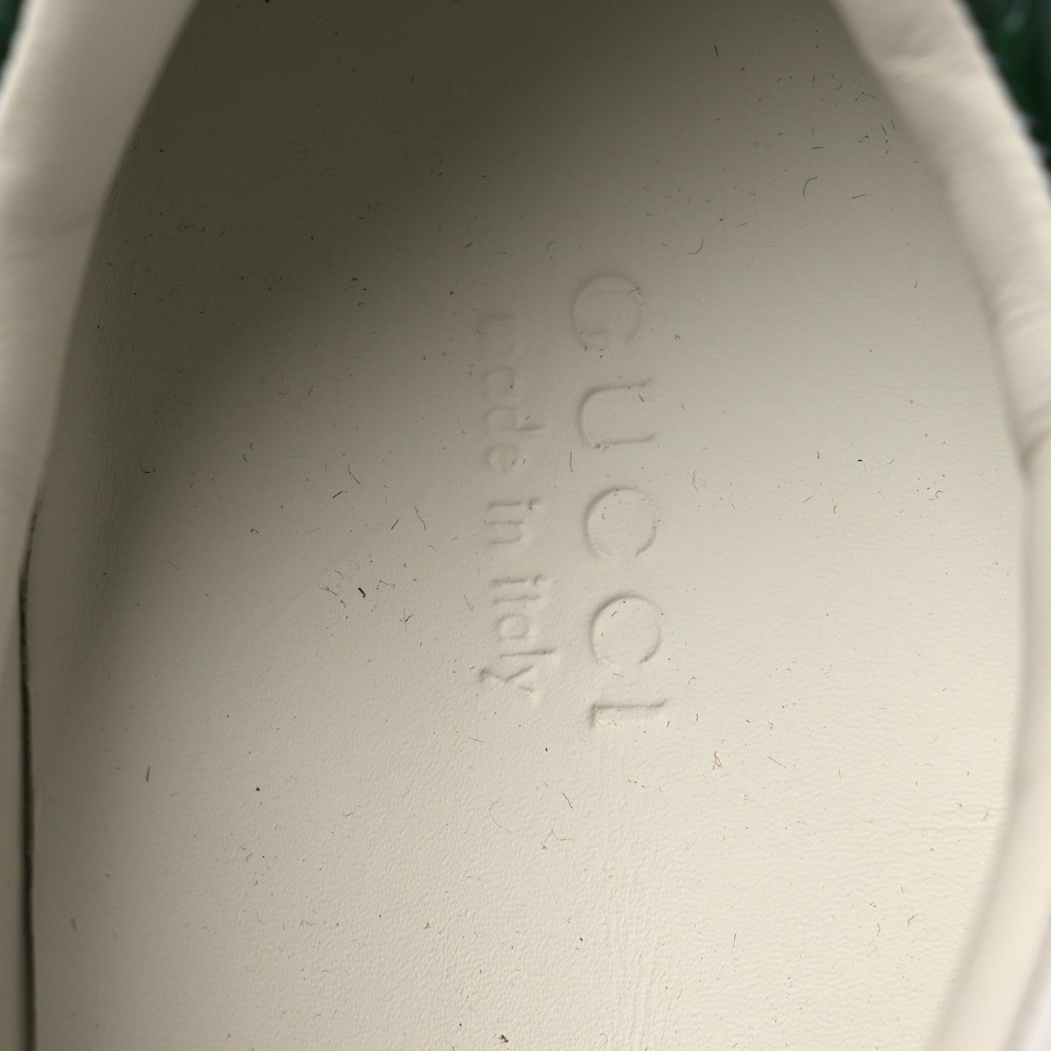 Gucci Ultralight Plume Calfskin Web Womens Ace Platform Sneakers 41 White 9 of 12