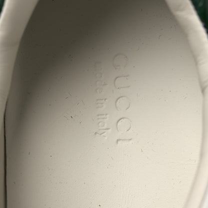Gucci Ultralight Plume Calfskin Web Womens Ace Platform Sneakers 41 White 9 of 12