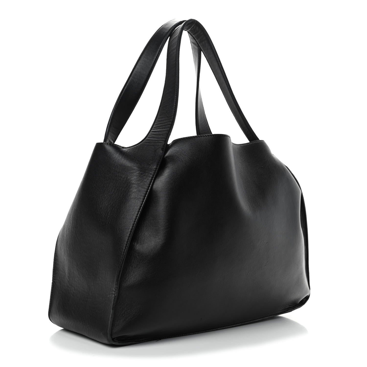 Stella McCartney Eco Alter Nappa East West Perforated Tote Black 2 of 6
