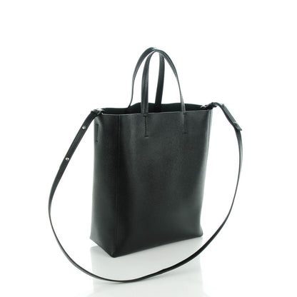 Celine Grained Calfskin Small Vertical Cabas Black 3 of 8
