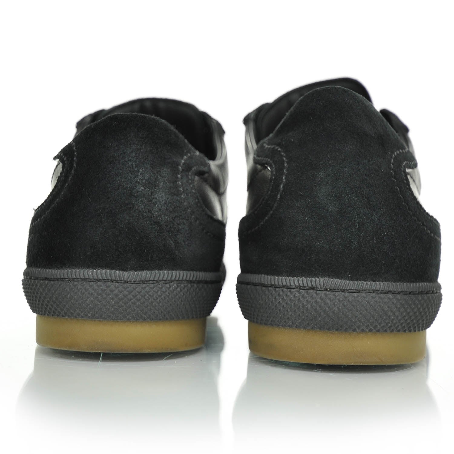 Louis Vuitton Suede Leather Sneakers 7 Black 3 of 6