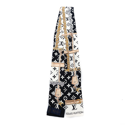 Louis Vuitton Silk Monogram Confidential Bandeau Black 2 of 3