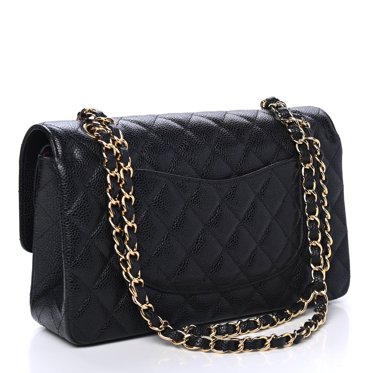 Chanel Caviar Quilted Medium Double Flap Black 3 of 5