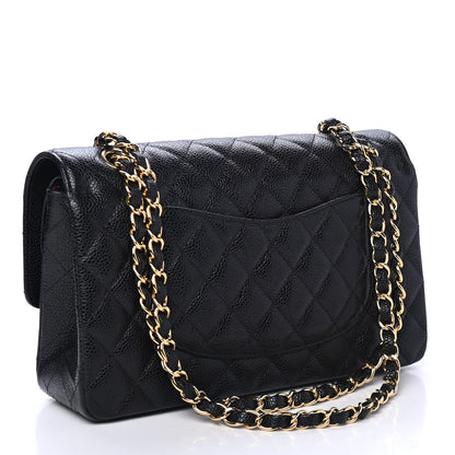Chanel Caviar Quilted Medium Double Flap Black 3 of 5