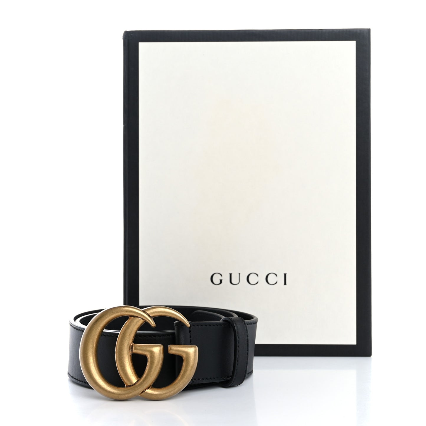 Calfskin Double G 40mm Belt 75 30 Black