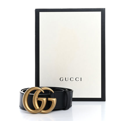 Gucci Calfskin Double G 40mm Belt 75 30 Black 6 of 6