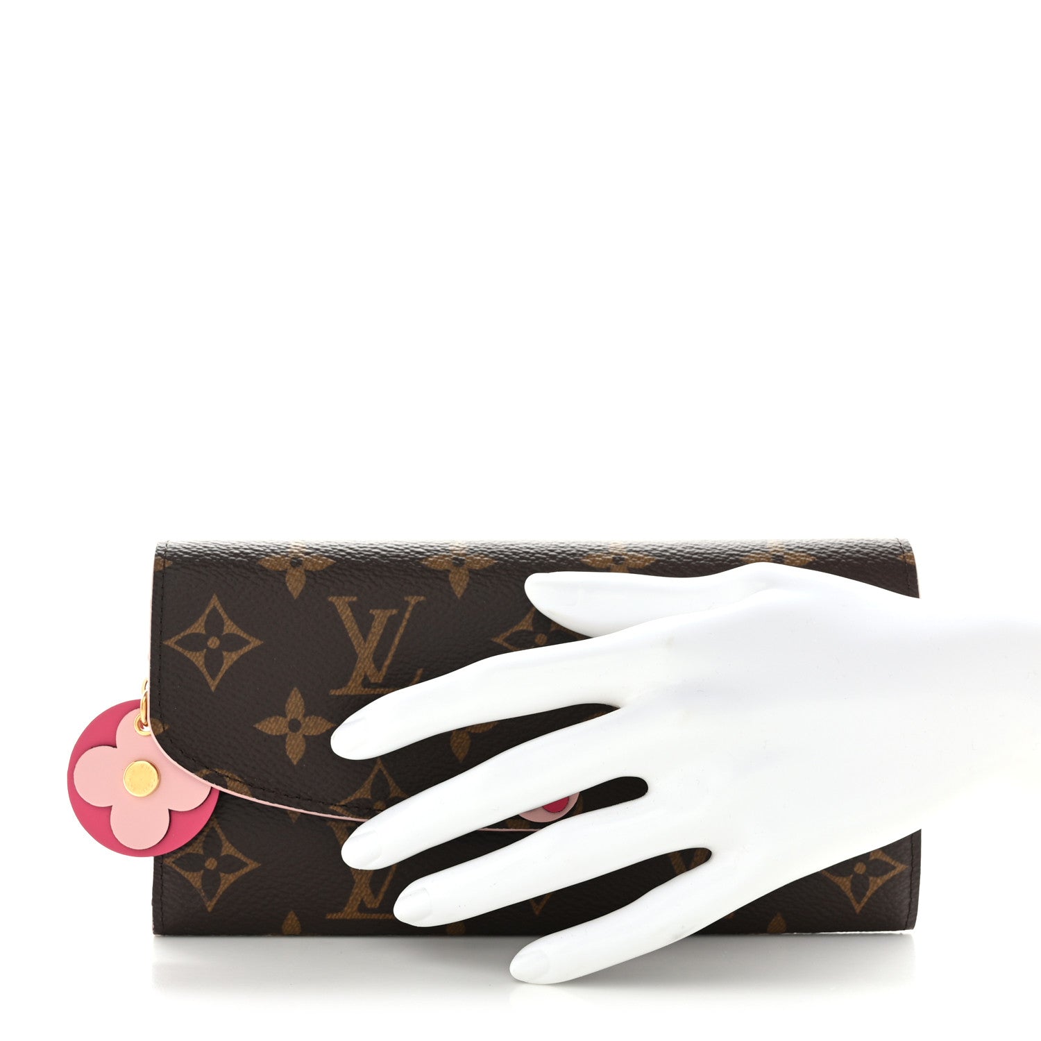 Louis Vuitton Monogram Bloom Flower Emilie Wallet 2 of 10
