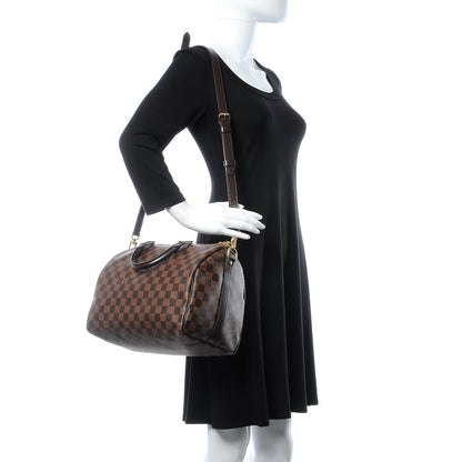Louis Vuitton Damier Ebene Speedy Bandouliere 30 3 of 8