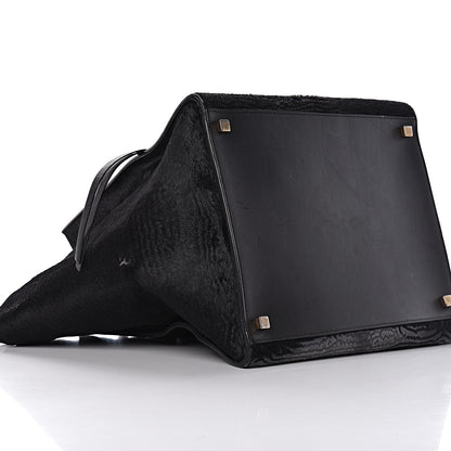 Celine Astrakhan Pony Hair Medium Phantom Luggage Black 16 of 23