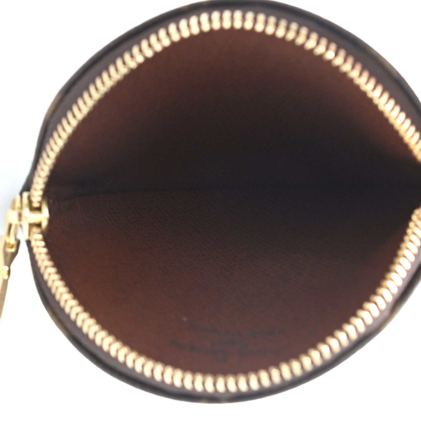 Monogram Round Coin Purse