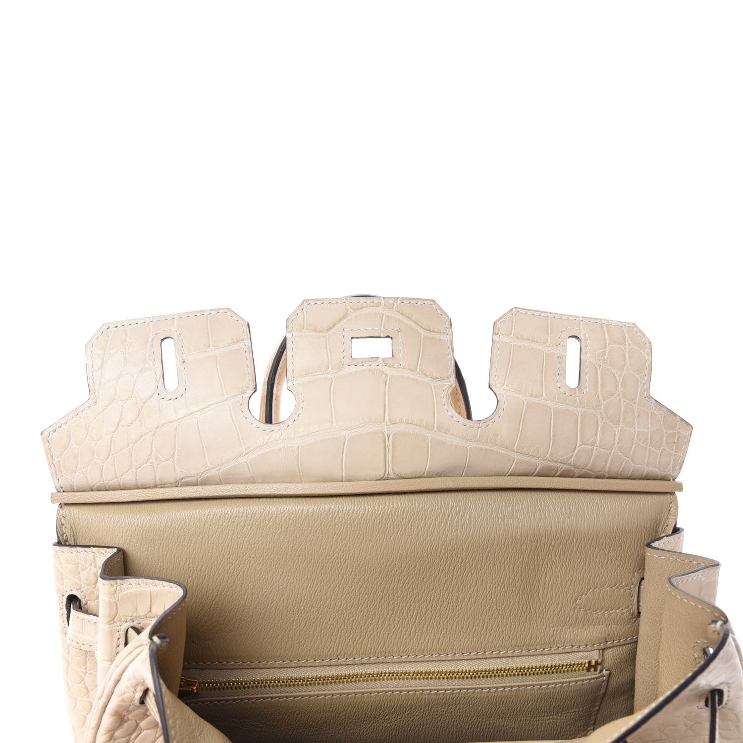 Hermes Matte Alligator Birkin 25 Trench 716844 – FASHIONPHILE