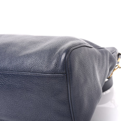 Balenciaga Chevre Gold Metallic Edge Hardware Velo Bleu Nuit Dark Sea 8 of 10