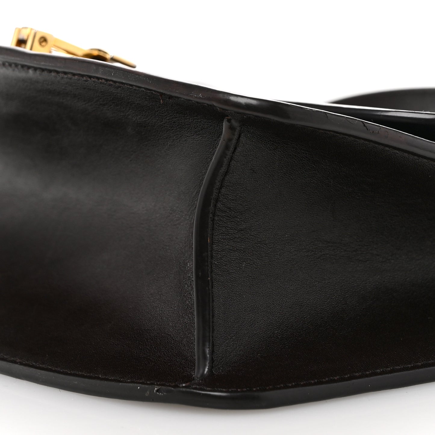 Sleek Calfskin The Sofia 8.75 Crossbody Dark Brown