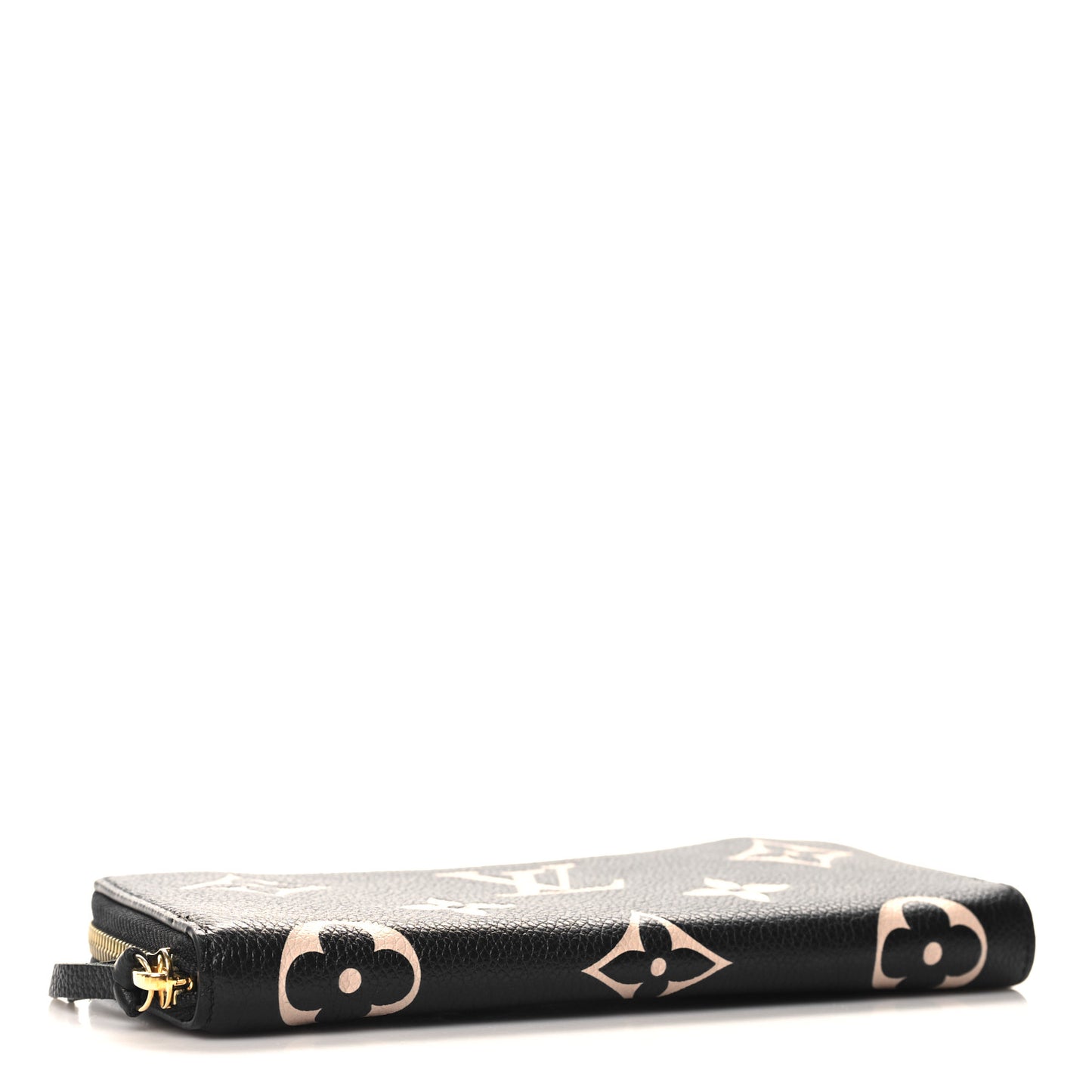 Empreinte Monogram Giant Clemence Wallet Black Beige
