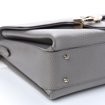 Gucci Dollar Calfskin Interlocking G Top Handle Shoulder Bag Loess 8 of 11