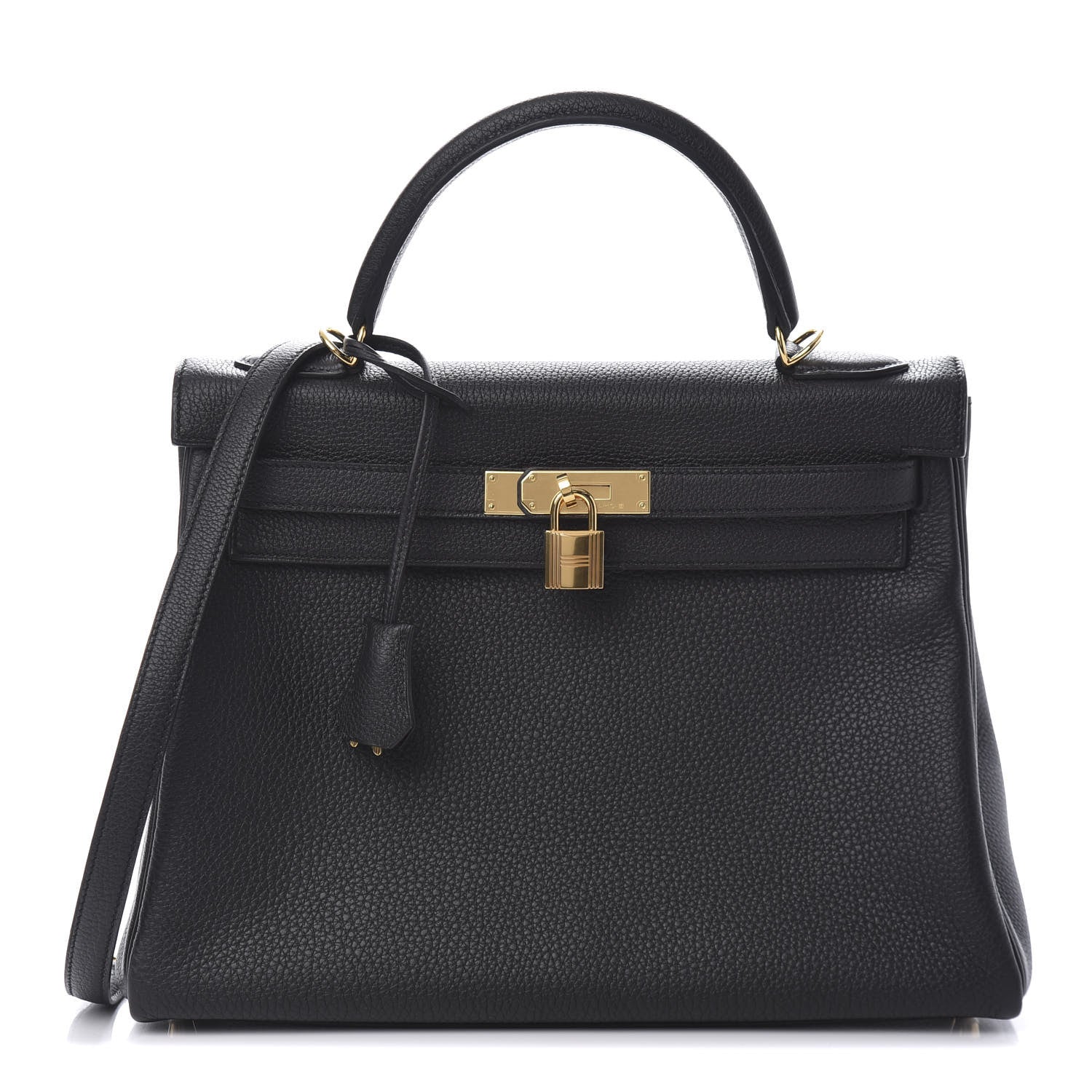 Hermes Togo Kelly Retourne 32 Black 1 of 12