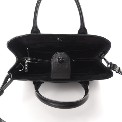 Chanel Grained Calfskin Suede Small Neo Executive Shopper Tote Black 6 of 17