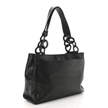 Chanel Caviar Bekko Chain Tote Black 3 of 10