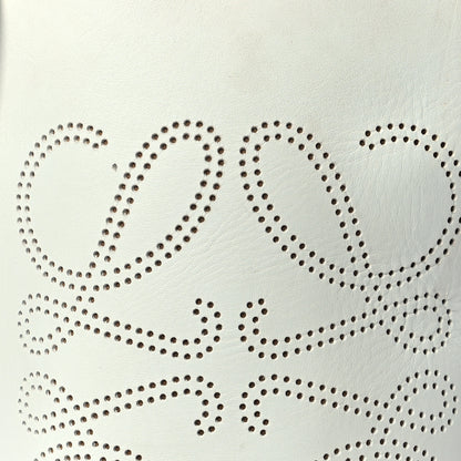 Loewe Calfskin Perforated Anagram Gate Bucket Bag Kaolin Tan 8 of 11