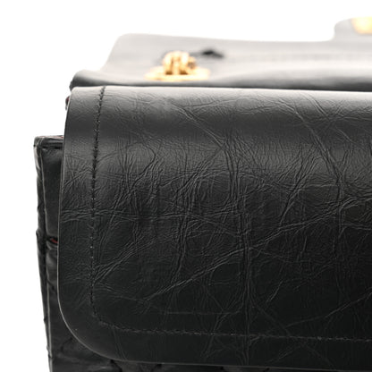 Chanel Aged Calfskin Lucky Charms 2.55 Reissue 225 Flap Black 12 of 13