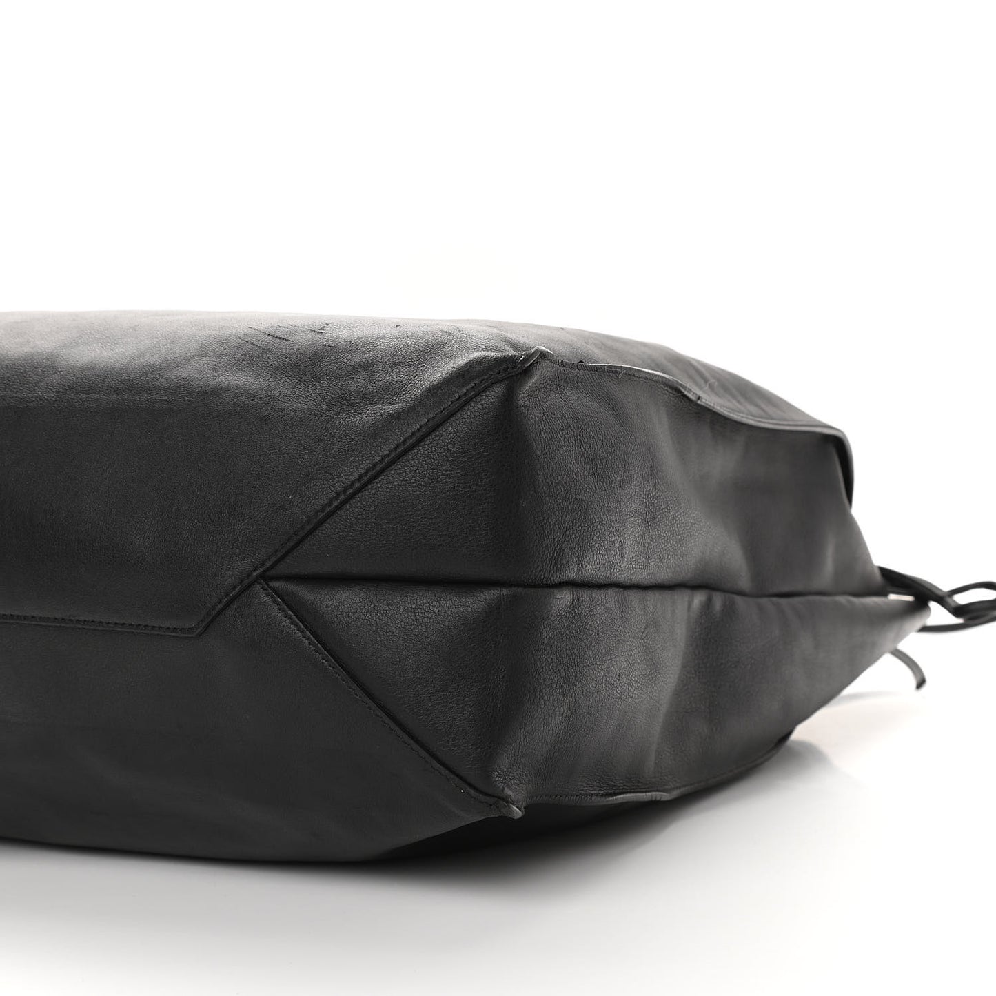 Smooth Calfskin Vertical Coulisse Bag Black