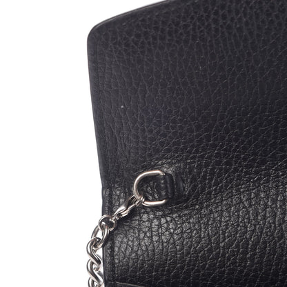 Gucci Calfskin Mini Dionysus Chain Wallet Black 10 of 11