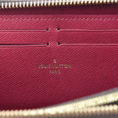 Louis Vuitton Monogram Clemence Wallet Fuchsia 6 of 8