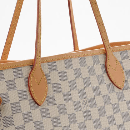 Louis Vuitton Damier Azur Neo Neverfull MM Rose Ballerine 16 of 17