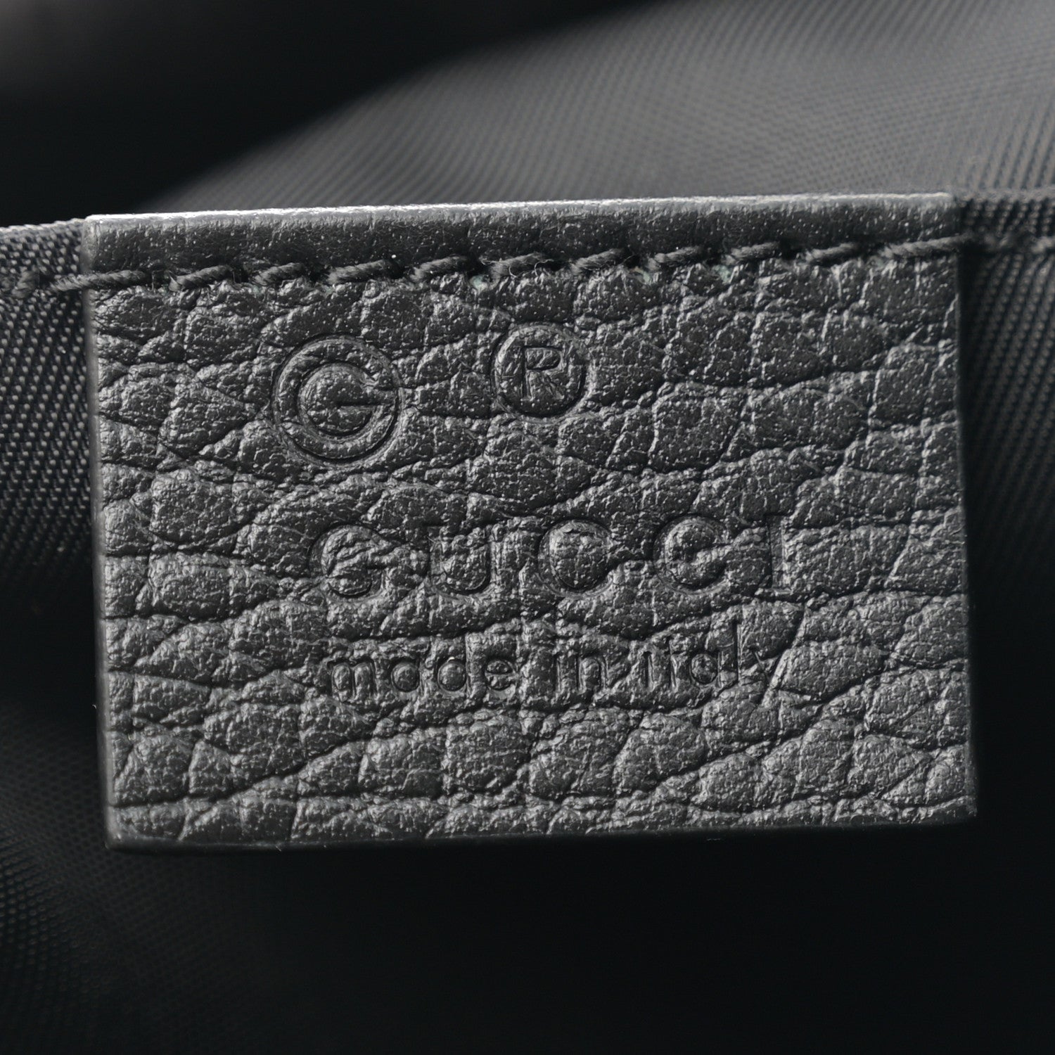 Gucci Nylon Monogram Medium Light Single Buckle Backpack Black 6 of 11