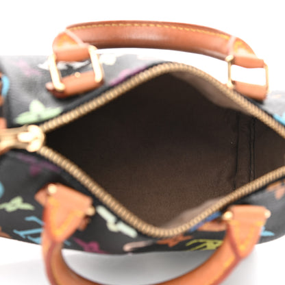 Louis Vuitton Monogram Multicolor Mini Sac HL Speedy Black 5 of 11