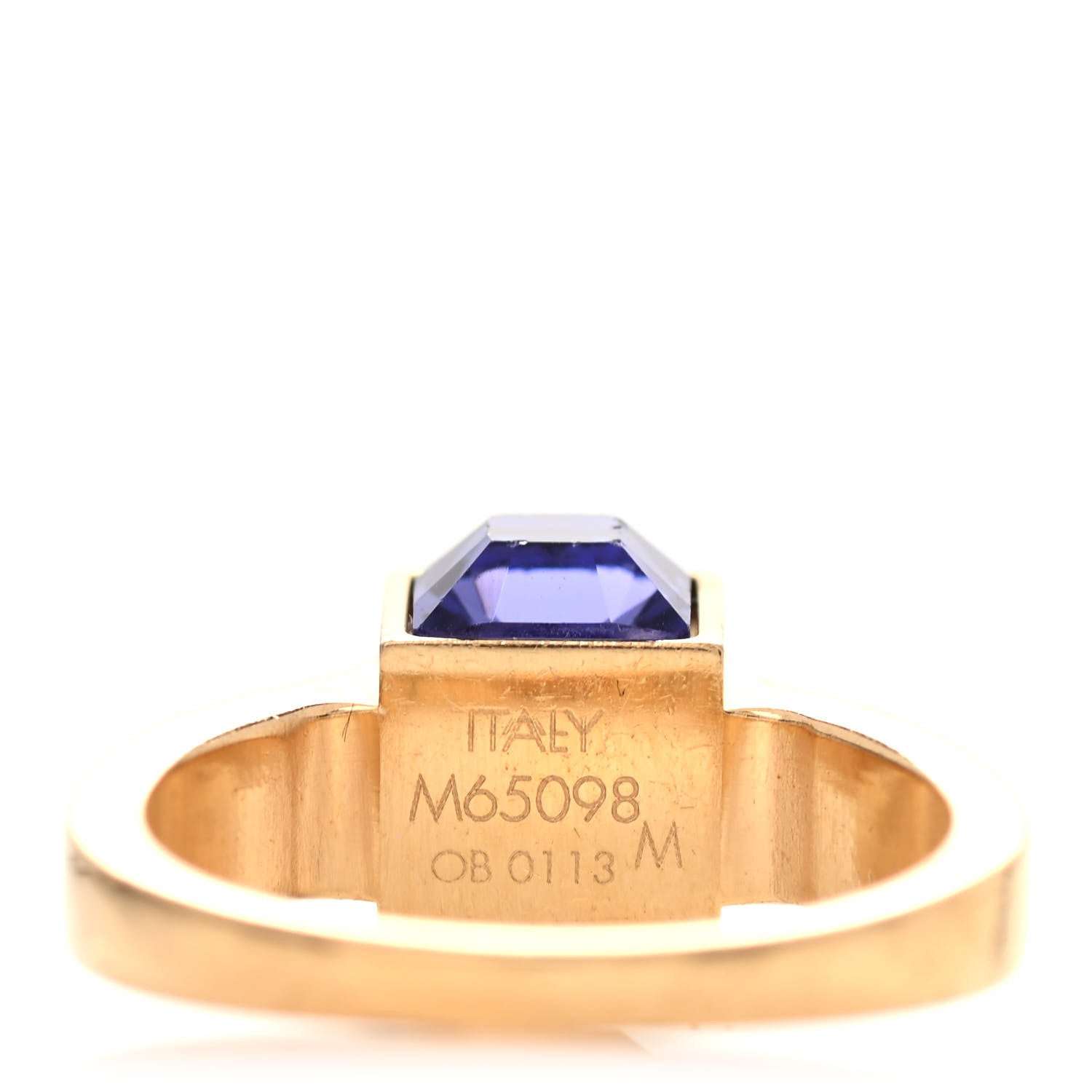 Louis Vuitton Swarovski Gamble Ring Medium 5 Azur Gold 4 of 4