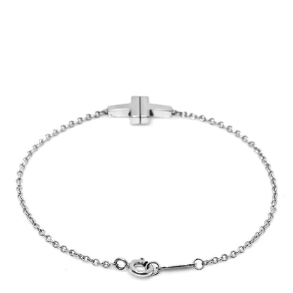 Tiffany Sterling Silver T Two Single Chain Bracelet 3 of 5