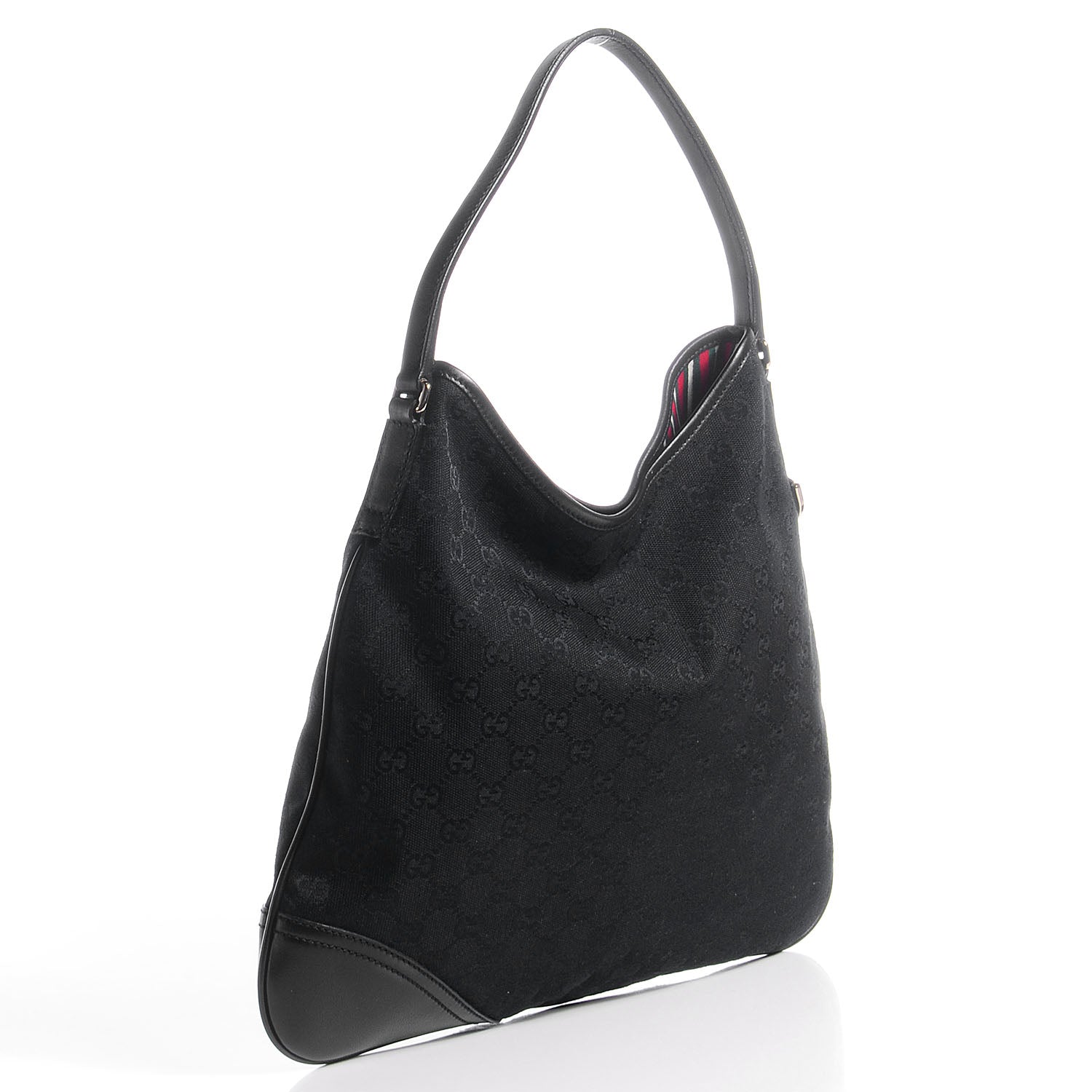 Gucci Monogram New Britt Medium Hobo Black 3 of 7