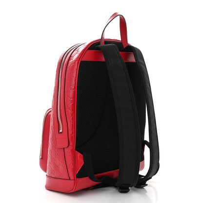 Gucci Guccissima Signature Day Backpack Hibiscus Red 3 of 10