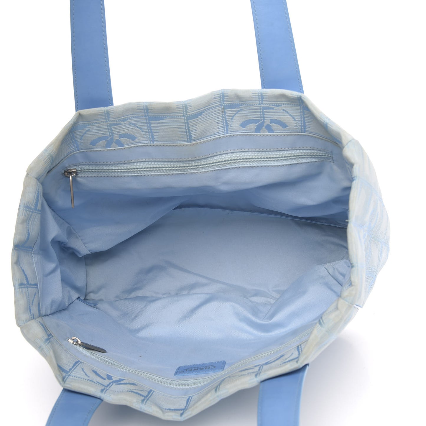 Nylon Small Travel Tote Blue