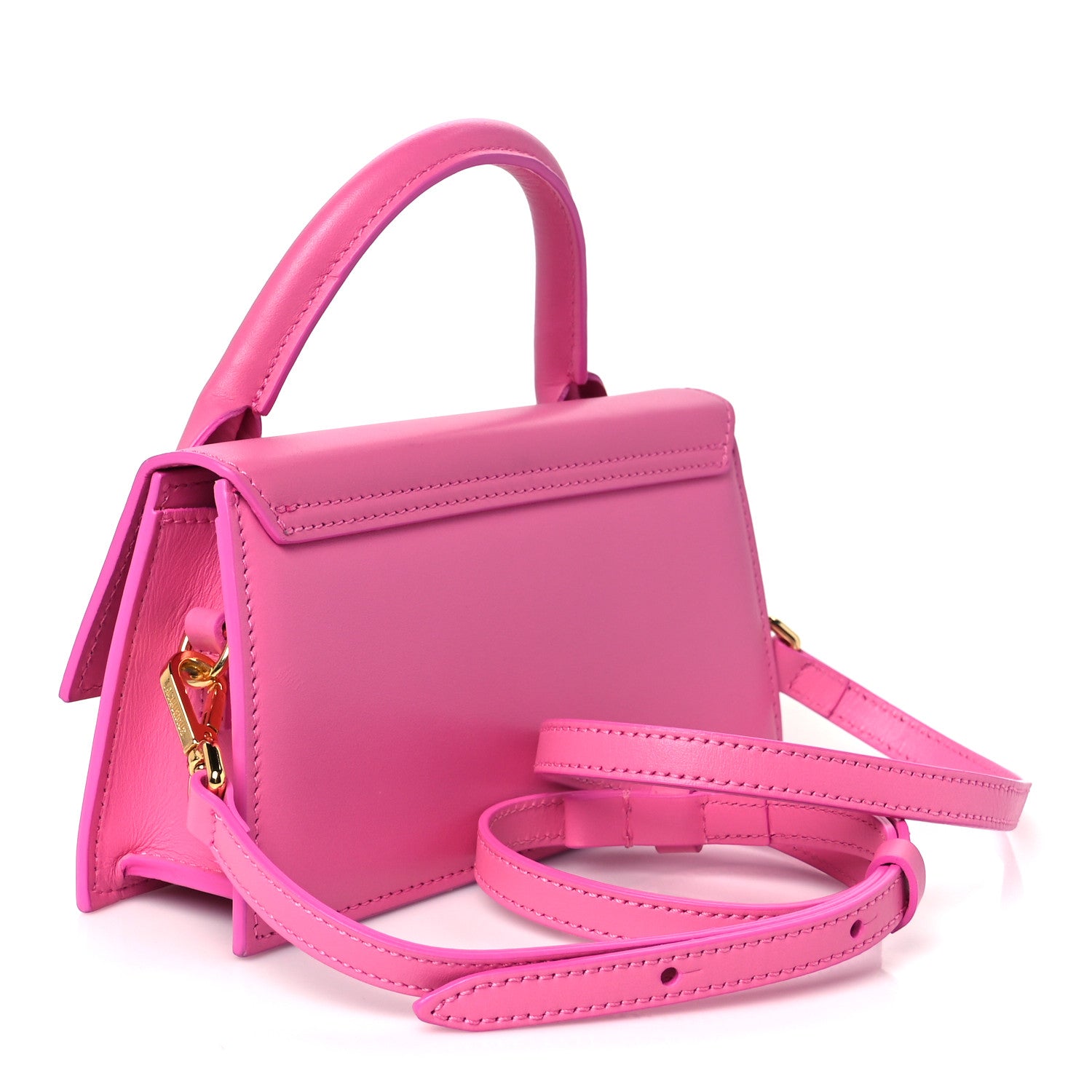 Jacquemus Smooth Calfskin Le Chiquito Long Pink 3 of 9