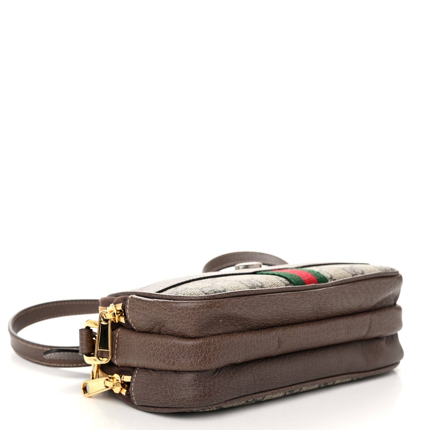 GG Supreme Monogram Web Mini Ophidia GG Bag Brown