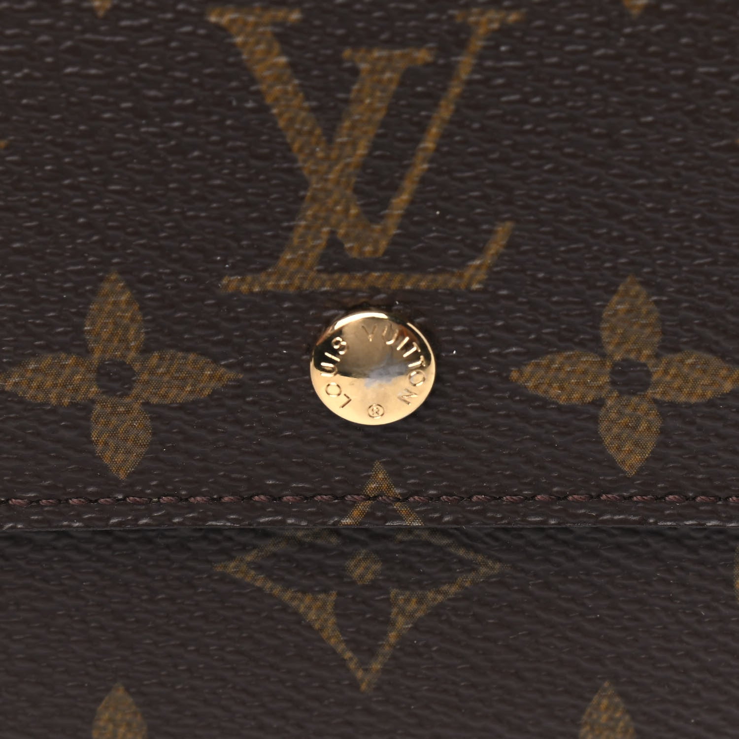 Louis Vuitton Monogram Fleuri Elise Wallet Vert 5 of 5