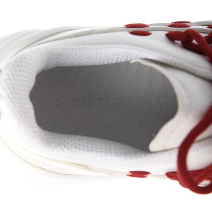 Bottega Veneta Calfskin Speedster Sneakers 37 White Bright Red 7 of 13