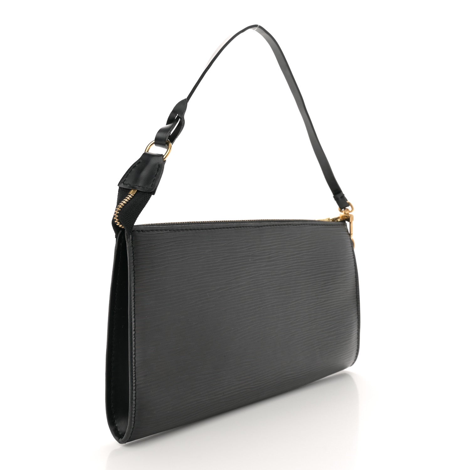 Louis Vuitton Epi Pochette Accessories 24 Black 3 of 11