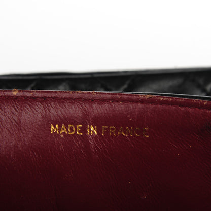 Chanel Lambskin Quilted Medium Double Flap Black 11 of 12