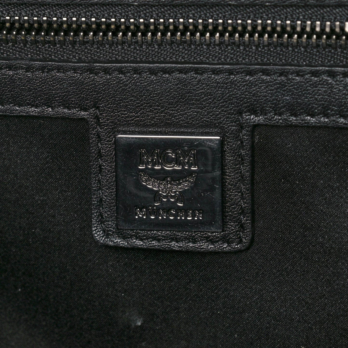 Calfskin Medium Studded Backpack Black