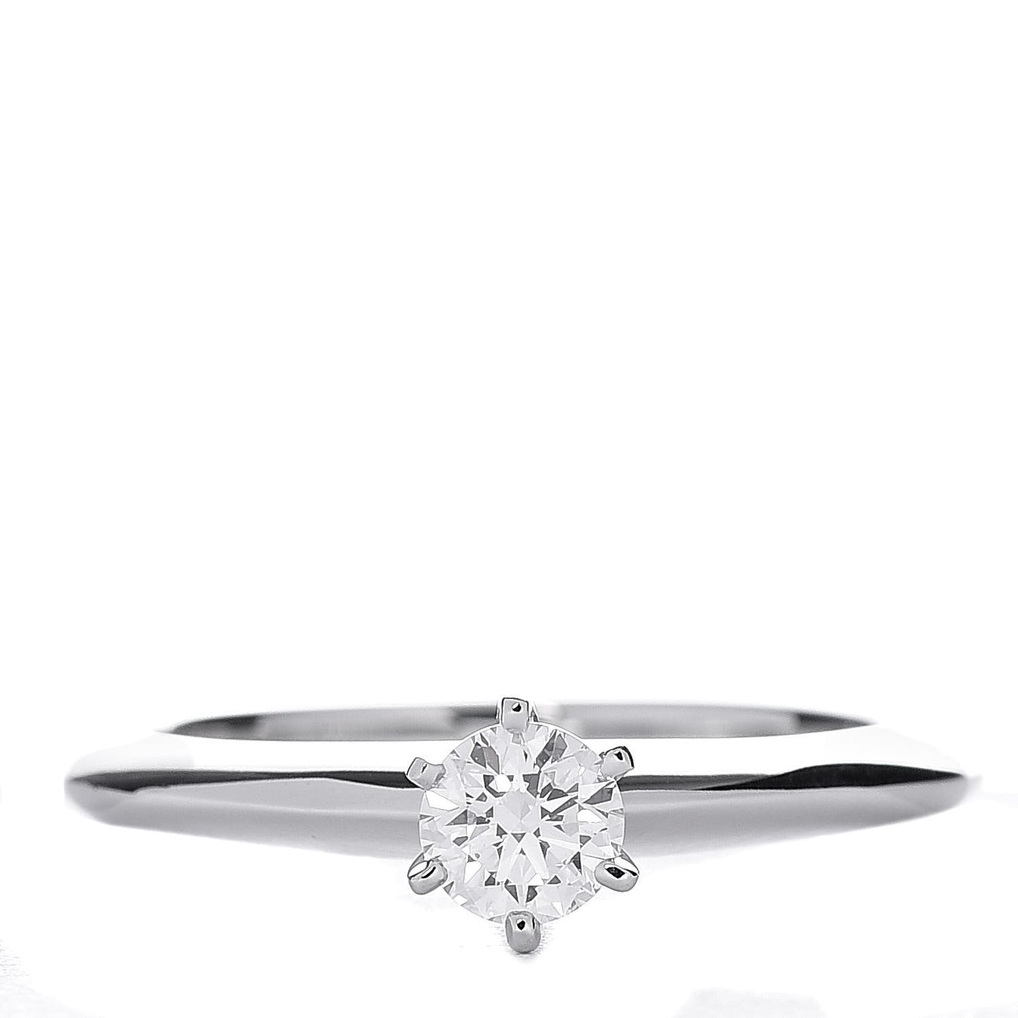 Platinum Diamond .22ct Solitaire Engagement Ring 47 4