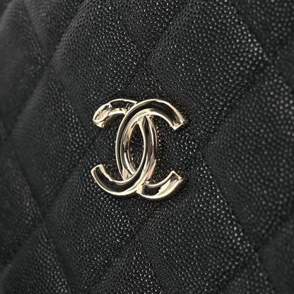 Chanel Caviar Quilted Rolled Up Tote Black 14 of 14
