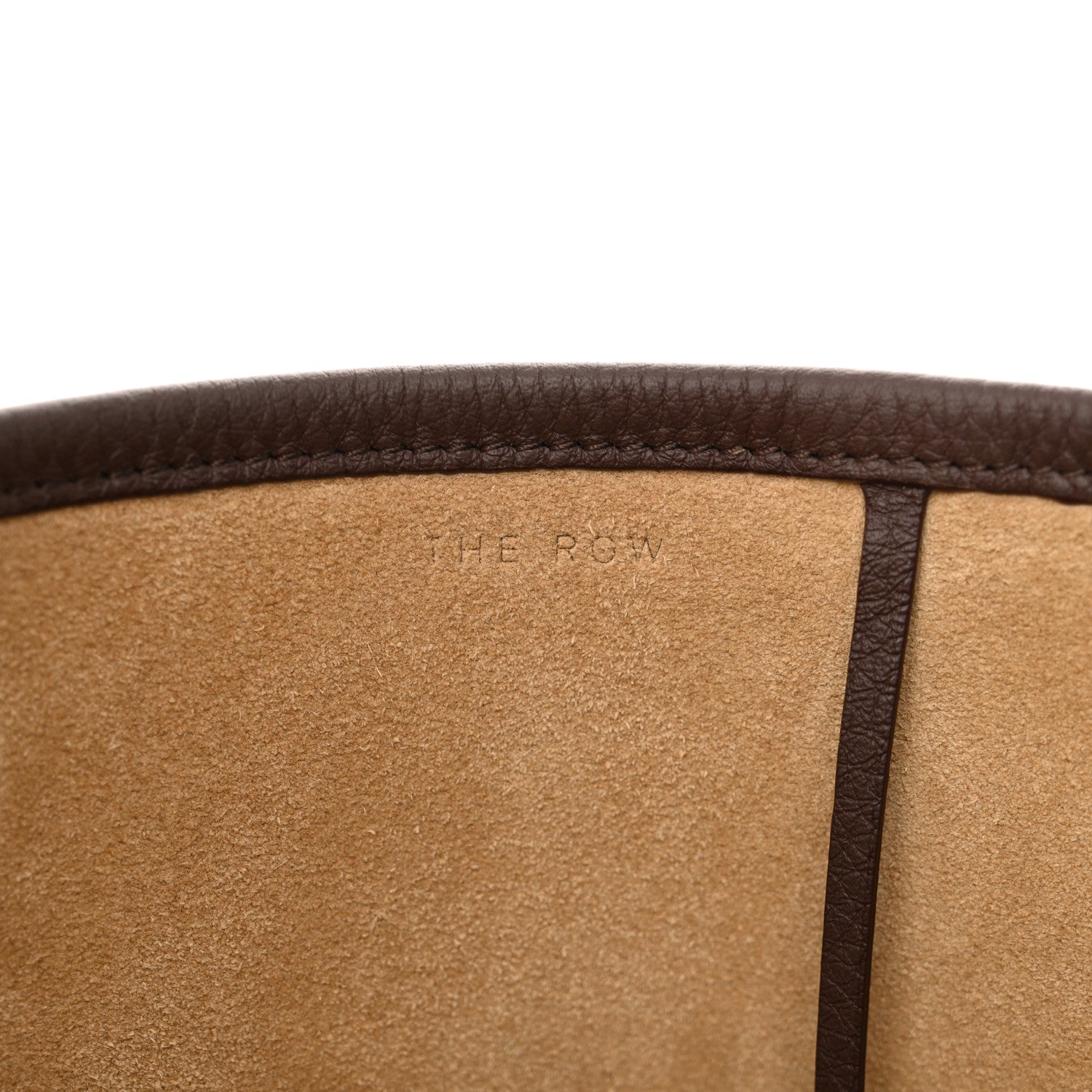 The Row Grained Calfskin Medium N/S Park Tote Acajou 6 of 10