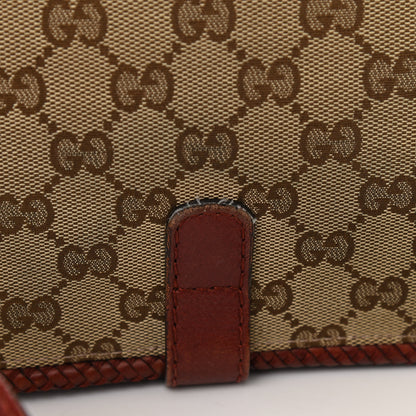Gucci Monogram Medium Marrakech Flap Messenger Bag Red 13 of 13