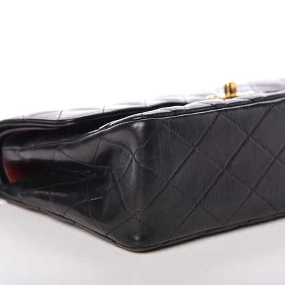 Chanel Lambskin Quilted Medium Double Flap Black 5 of 8