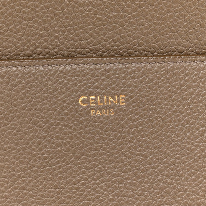 Celine Soft Grained Calfskin Sangle Bucket Bag Taupe 6 of 13