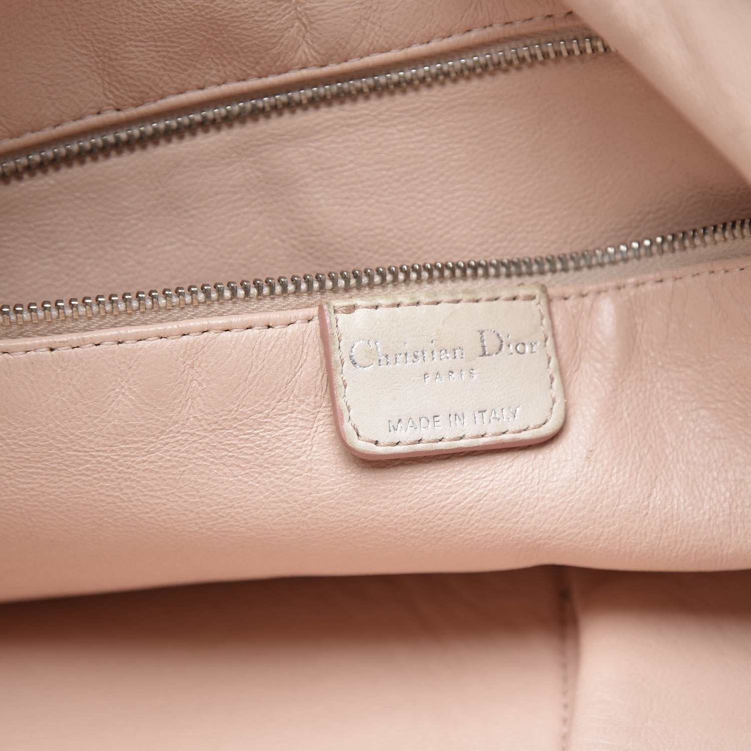 Christian Dior Lambskin Cannage Shopping Tote White 6 of 11
